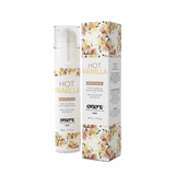 Массажное масло EXSENS Hot Vanilla 50мл разогревающее, без сахара, без парабенов, съедобное