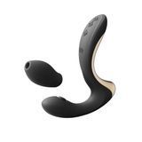 Вибратор-пульсатор с вакуумной насадкой Zalo &ndash; Talis G-Spot PulseWave Vibrator Obsidian Black