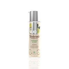 Масажна олія System JO &ndash; Naturals Massage Oil &ndash; Coconut & Lime з натуральними ефірними оліями (120 м
