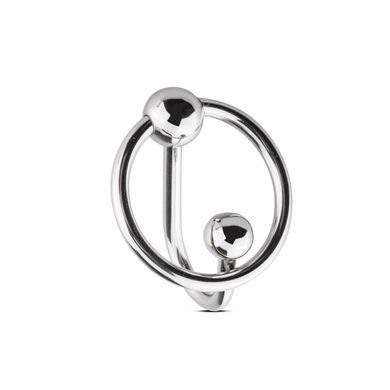 Уретральна вставка із кільцем Sinner Gear Unbendable &ndash; Sperm Stopper Solid, діаметр кільця 2,6 см