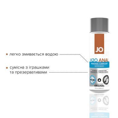 Лубрикант на водной основе System JO ANAL H2O - ORIGINAL (240 мл)
