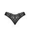 Мереживні стрінги Obsessive Donna Dream crotchless thong M/L Black, відкритий доступ