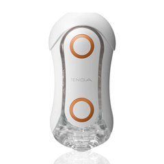 Мастурбатор Tenga Flip Orb &mdash; Orange Crash, з можливістю зміни тиску та стимулювальними кульками всер