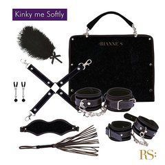 Подарунковий набір для BDSM RIANNE S &mdash; Kinky Me Softly Black: 8 предметів для задоволення
