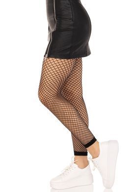 Колготки без стопи Leg Avenue Industrial Net footless tights, One Size, чорні, в сітку