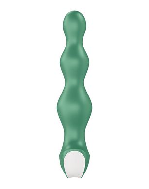 Анальний стимулятор-намистини з двома моторами Satisfyer Lolli-Plug 2 Green