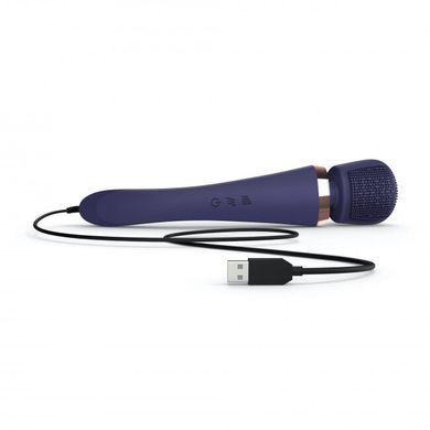 Вібромасажер з силіконовою щіточкою Love to Love Brush Crush &ndash; Midnight Indigo