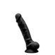 Фаллоимитатор Silexd Johnny Black (Premium Silicone Dildo MODEL 1 size 7"), Черный