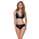 Трусики з широкою гумкою і мереживом Passion PS001 PANTIES black, size L