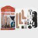 Набір для страпона Doc Johnson Vac-U-Lock Dual Density Extreme Set, діаметр: 7,72 см, 2&times;6,99 см