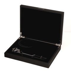Регульована шльопалка LOCKINK Adjustable Slapper for Impact Play, чорна, натуральна шкіра