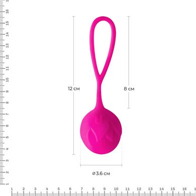 Вагінальні кульки Adrien Lastic Geisha Lastic Balls Mía Magenta (L), діаметр 4 см, маса 42 г