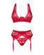 Obsessive Lacelove cupless 3-pcs set M/L