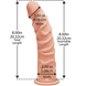 Фаллоимитатор Doc Johnson The D - Ragin D - 8 Inch Without Balls - ULTRASKYN