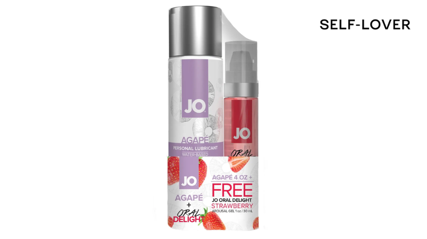 Комплект System JO GWP — Agape 120 ml & Oral Delight — Strawberry 30 мл